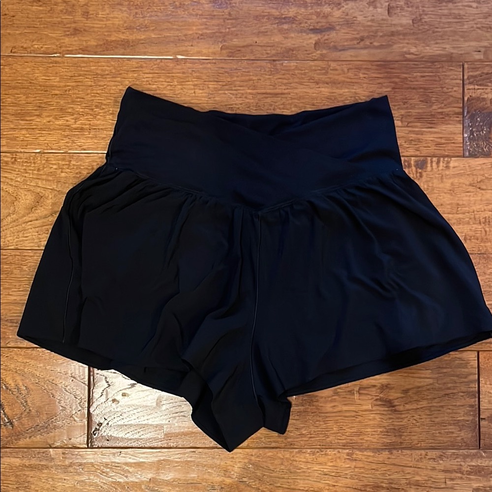 Aerie High Waist Black Shorts